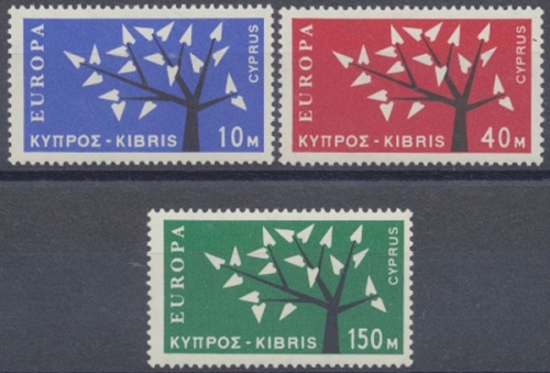 Zypern, MiNr. 215-217, postfrisch