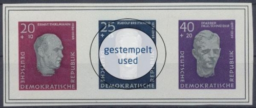 DDR, Michel Nr. 606-608 B, gestempelt (312582)