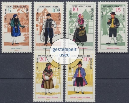 DDR, Michel Nr. 1214-1219, gestempelt (312842)