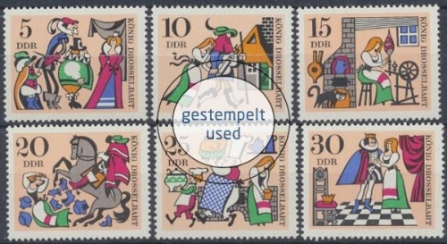 DDR, Michel Nr. 1323-1328, gestempelt (312882)