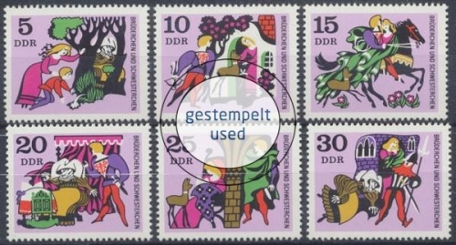 DDR, Michel Nr. 1545-1550, gestempelt (312982)