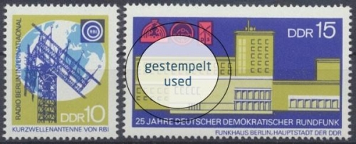 DDR, Michel Nr. 1573-1574, gestempelt (313012)
