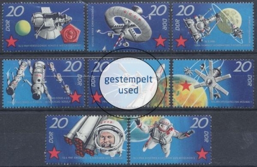 DDR, Michel Nr. 1636-1643, gestempelt (313072)