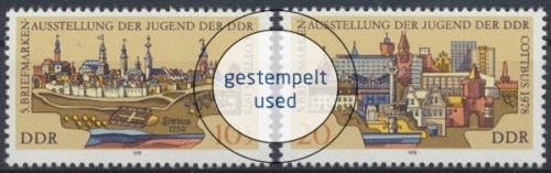 DDR, Michel Nr. 2343-2344, gestempelt (313542)