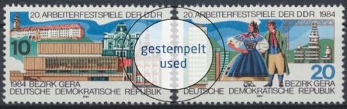 DDR, Michel Nr. 2880-2881, gestempelt (314122)