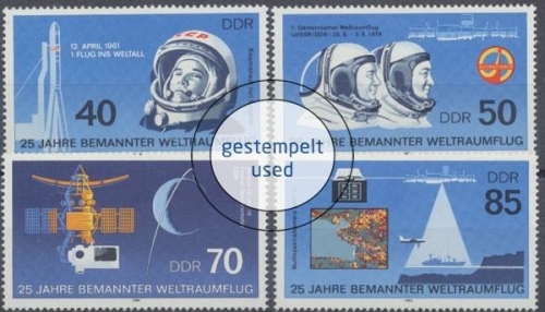 DDR, Michel Nr. 3005-3008, gestempelt (314322)