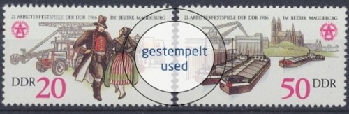 DDR, Michel Nr. 3028-3029, gestempelt (314352)