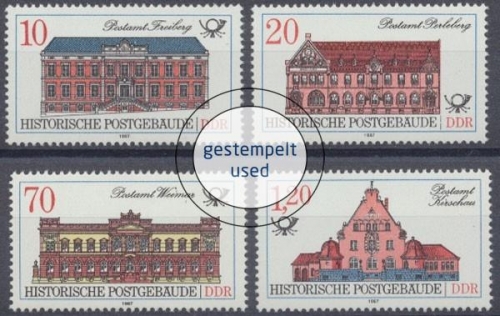 DDR, Michel Nr. 3067-3070, gestempelt (314422)