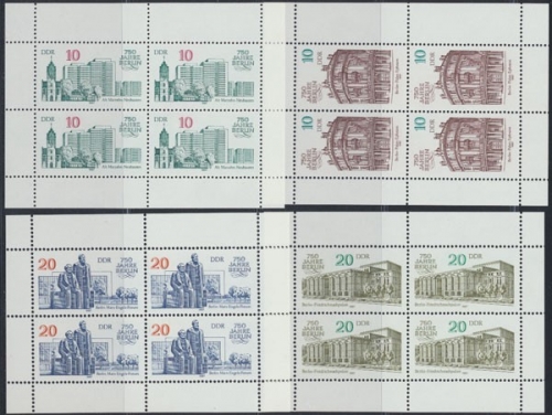 DDR, Michel Nr. 3075-3078 KB, postfrisch (314431)