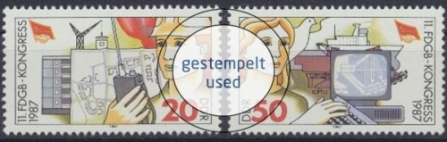 DDR, Michel Nr. 3086-3087, gestempelt (314442)
