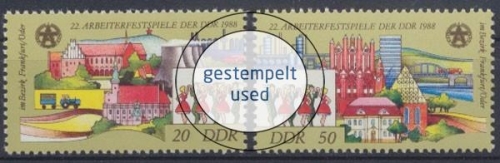 DDR, Michel Nr. 3168-3169, gestempelt (314592)