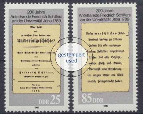 DDR, Michel Nr. 3254-3255, gestempelt (314722)