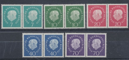 Berlin, Michel Nr. 182-186 WP, postfrisch (331011)