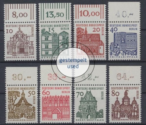 Berlin, Michel Nr. 242-249 OR, gestempelt (331102)