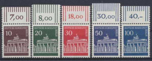 Berlin, Michel Nr. 286-290 OR, postfrisch (331161)