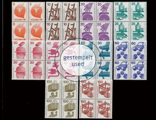 Berlin, Michel Nr. 402-411 A VB, gestempelt (331292)