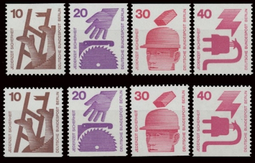 Berlin, Michel Nr. 403-407 C/D, postfrisch (331301)