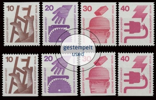 Berlin, Michel Nr. 403-407 C/D, gestempelt (331302)