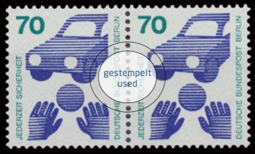 Berlin, Michel Nr. 453 WP, gestempelt (331352)