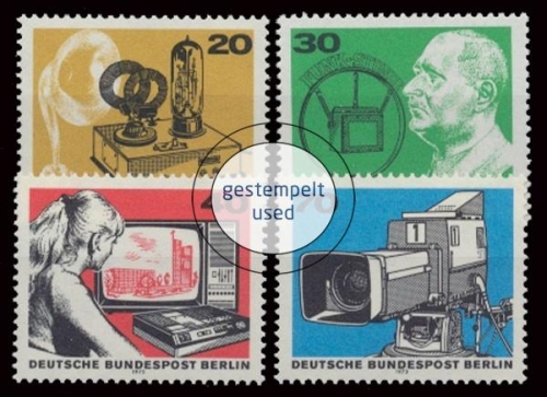 Berlin, Michel Nr. 455-458, gestempelt (331372)
