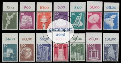 Berlin, Michel Nr. 494-507 OR, gestempelt (331382)