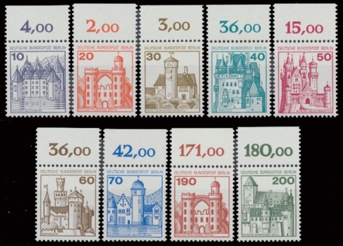 Berlin, Michel Nr. 532-540 A OR, postfrisch (331421)