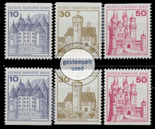 Berlin, Michel Nr. 532-536 C/D, gestempelt (331452)