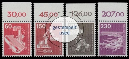 Berlin, Michel Nr. 582-586 OR, gestempelt (331492)