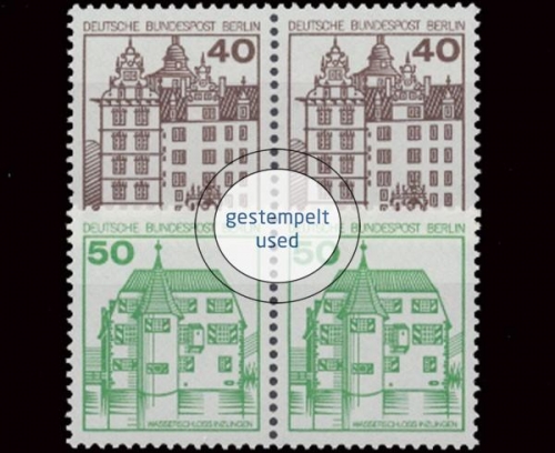 Berlin, Michel Nr. 614-615 A WP, gestempelt (331602)