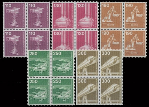 Berlin, Michel Nr. 668-672 VB, postfrisch (331651)
