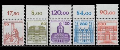 Berlin, Michel Nr. 673-677 A OR, postfrisch (331661)