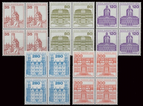 Berlin, Michel Nr. 673-677 A VB, postfrisch (331681)