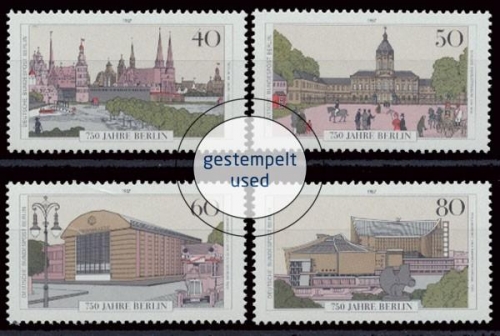 Berlin, Michel Nr. 772-775, gestempelt (331732)