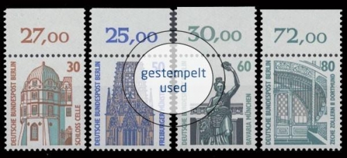 Berlin, Michel Nr. 793-796 OR, gestempelt (331772)