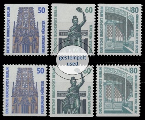 Berlin, Michel Nr. 794-796 C/D, gestempelt (331802)