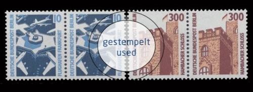 Berlin, Michel Nr. 798-799 A WP, gestempelt (331822)