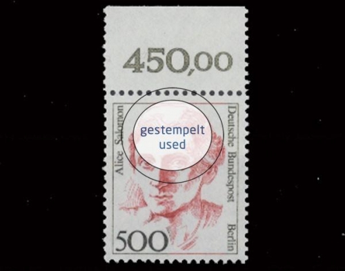 Berlin, Michel Nr. 830 OR, gestempelt (332002)