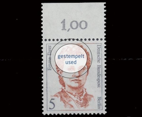 Berlin, Michel Nr. 833 OR, gestempelt (332062)