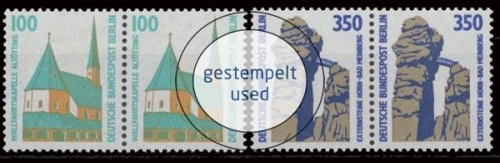 Berlin, Michel Nr. 834-835 WP, gestempelt (332102)