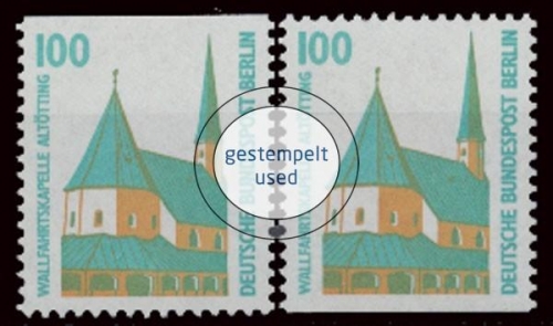 Berlin, Michel Nr. 834 C/D, gestempelt (332122)