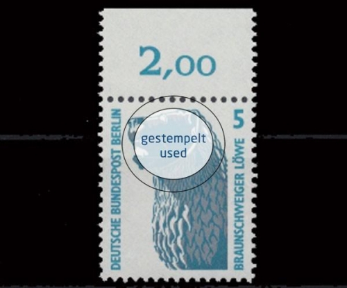 Berlin, Michel Nr. 863 OR, gestempelt (332192)