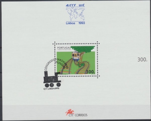Portugal, Eisenbahn, MiNr. Block 96, gestempelt