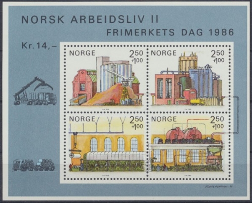 Norwegen, MiNr. Block 6, postfrisch