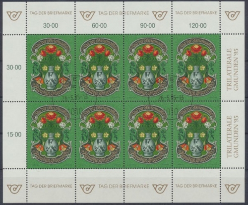 Österreich, MiNr. 2158 Kleinbogen, gestempelt
