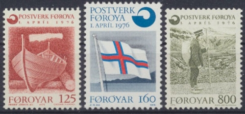 Färöer, MiNr. 21-23, postfrisch