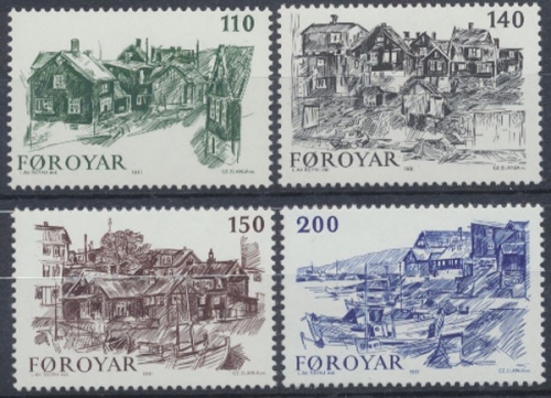 Färöer, MiNr. 59-62, postfrisch