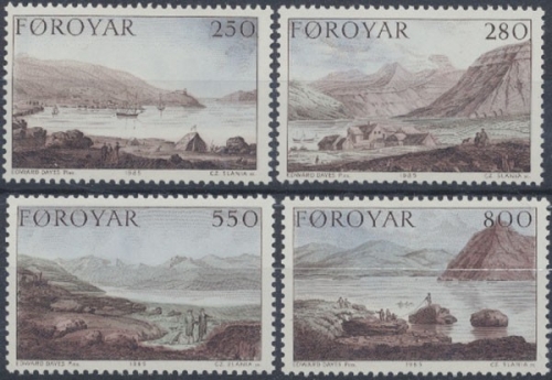 Färöer, MiNr. 112-115, postfrisch
