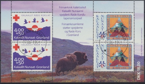 Grönland, MiNr. Block 4, gestempelt