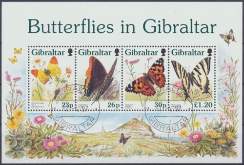 Gibraltar, MiNr. Block 28, gestempelt