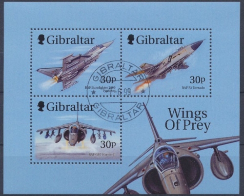 Gibraltar, MiNr. Block 38, gestempelt